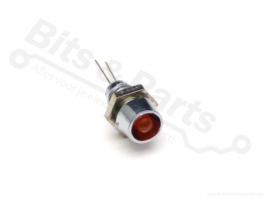 LED fitting/armatuur  3mm metaal chrome